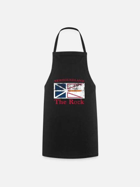 Drapeau de Terre-Neuve - Tablier de cuisine - noir