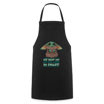 Mir nicht auf den Sack gehen du sollst Arbeit Büro - Kochschürze - Schwarz - Vorne - AI Model Male 185 dark (185cm)