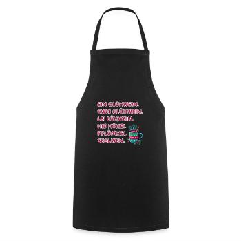 Funny mulled wine gift for Christmas markets - Cooking Apron - black - Front - AI Model Male 185 dark (185cm)