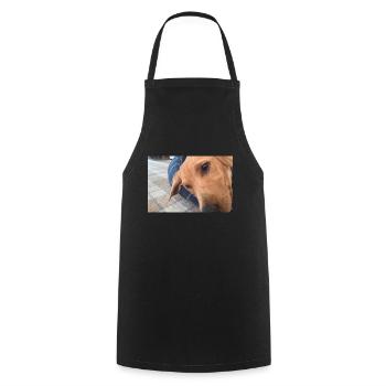 dog take over - Cooking Apron - black - Front - AI Model Male 185 dark (185cm)