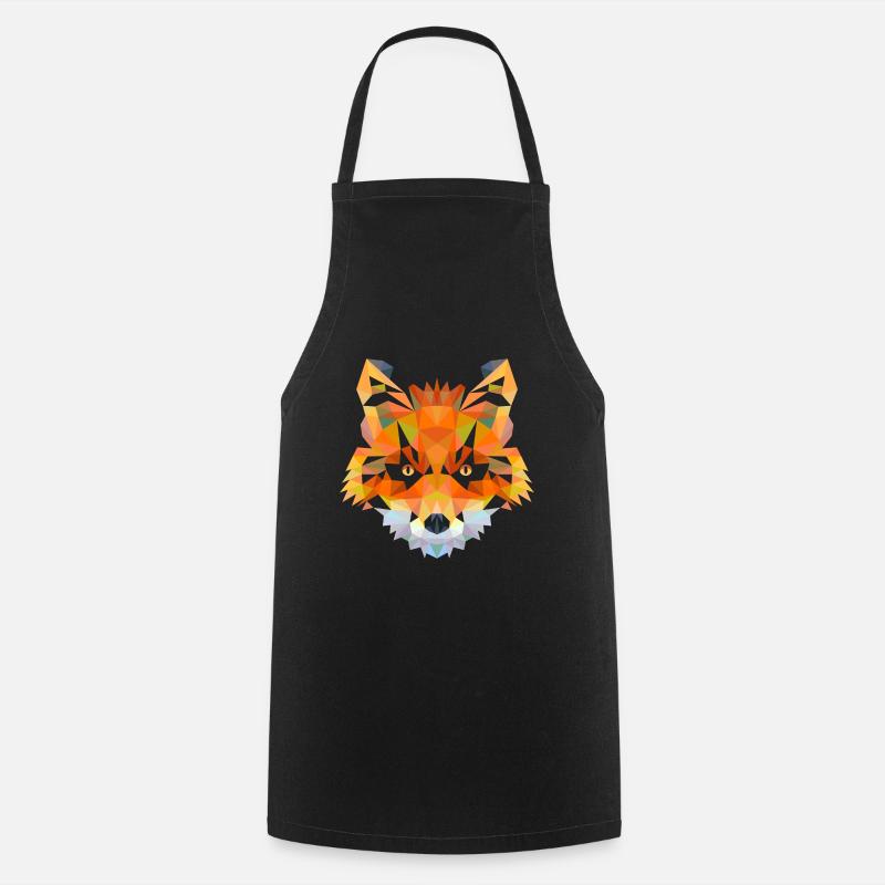 fox - Cooking Apron - black