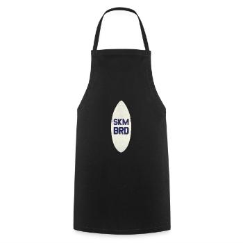 Logo de skimboard cadeau - Tablier de cuisine - noir - Devant - AI Model Male 185 dark (185cm)