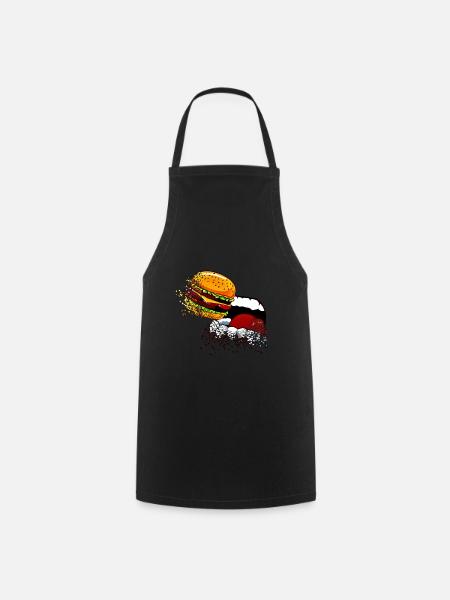 Burger - Cooking Apron - black