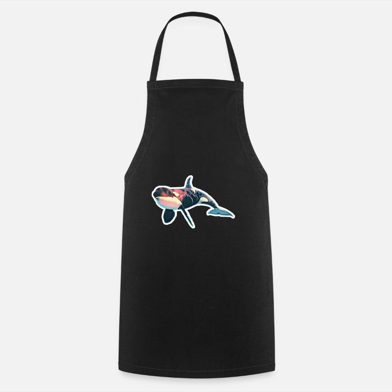 Orca - Kochschürze - Schwarz