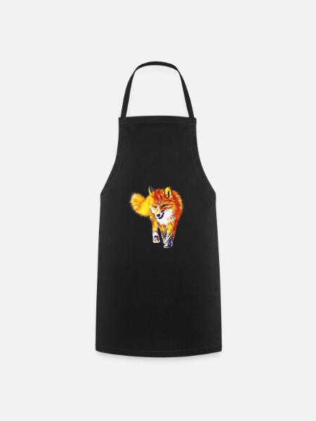 Renard - Tablier de cuisine - noir