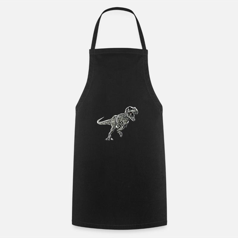 T-Rex - Cooking Apron - black