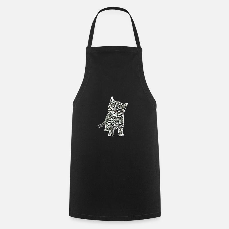 Chatons - Tablier de cuisine - noir