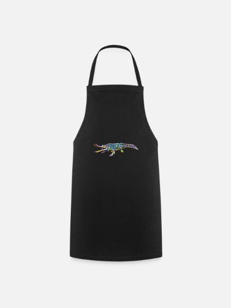 Crocodile - Tablier de cuisine - noir