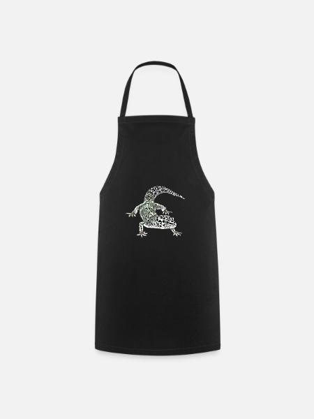 Gecko - Kochschürze - Schwarz