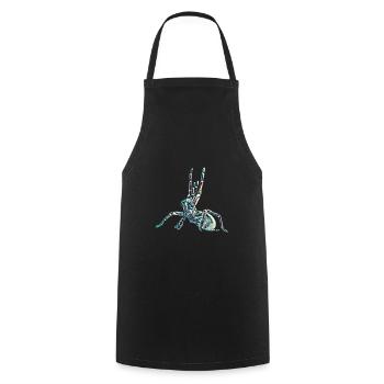 Tarantula - Cooking Apron - black - Front - AI Model Male 185 dark (185cm)