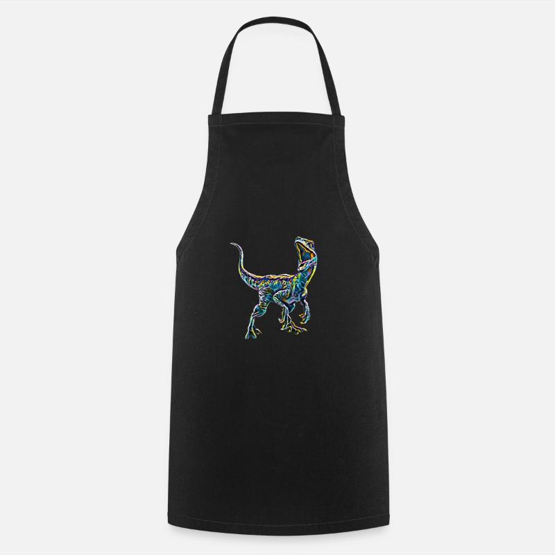 Velociraptor - Tablier de cuisine - noir