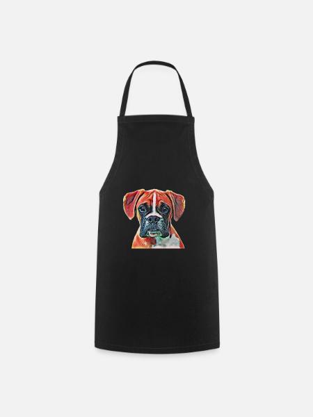 Boxer - Kochschürze - Schwarz