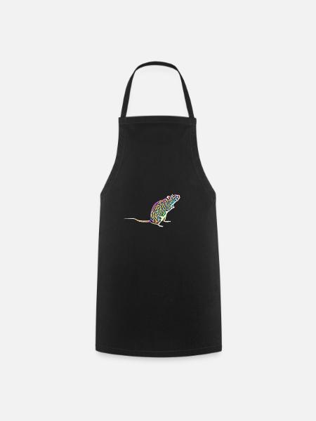 rat - Cooking Apron - black