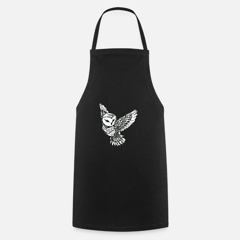 Chouette - Tablier de cuisine - noir