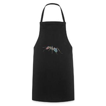 ant - Cooking Apron - black - Front - AI Model Male 185 dark (185cm)