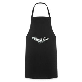 chauve-souris - Tablier de cuisine - noir - Devant - AI Model Male 185 dark (185cm)
