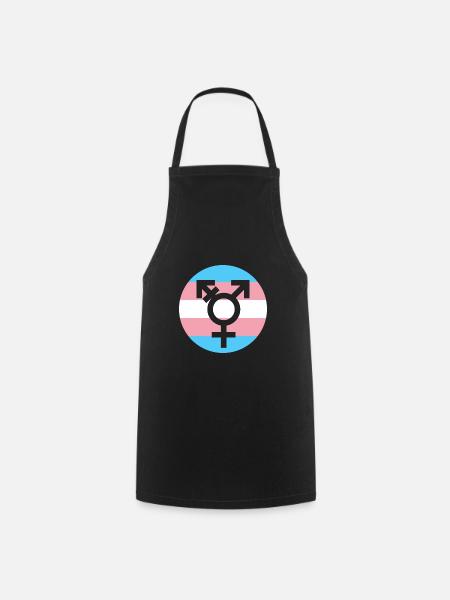 Transgender LGBTQ Pride Month Gay Lesbian - Kochschürze - Schwarz