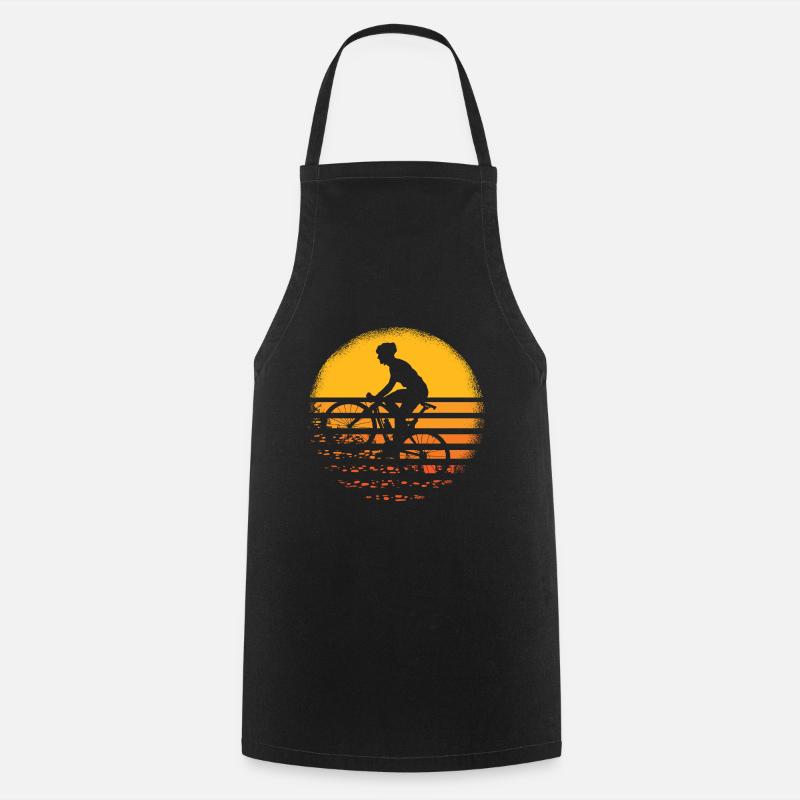 Retro VTT VTT vintage VTT - Tablier de cuisine - noir
