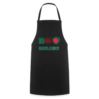 Bangladesh - Cooking Apron - black - Front - AI Model Male 185 dark (185cm)