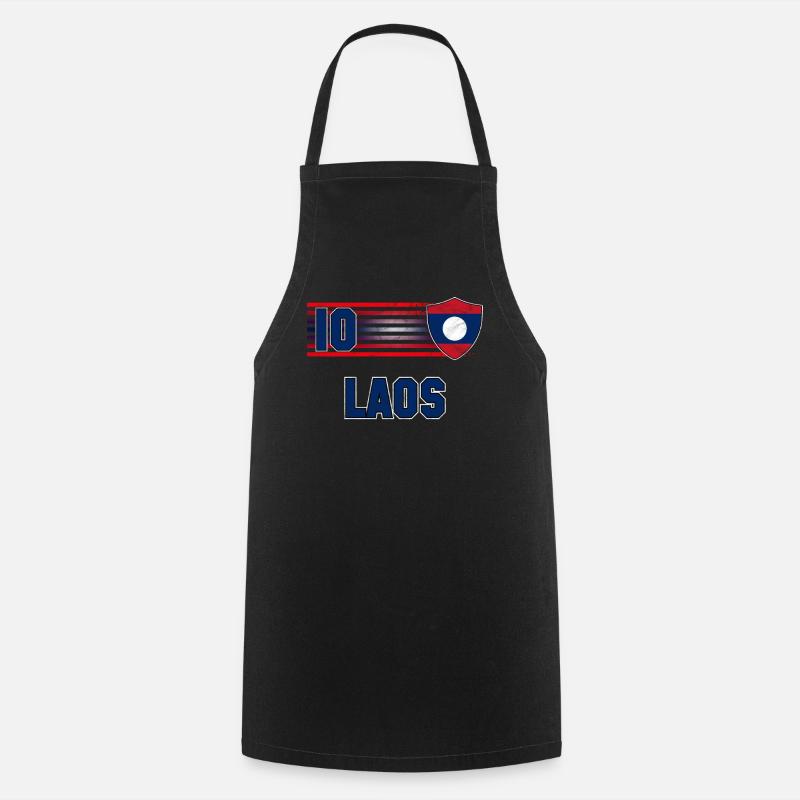 Laos - Tablier de cuisine - noir