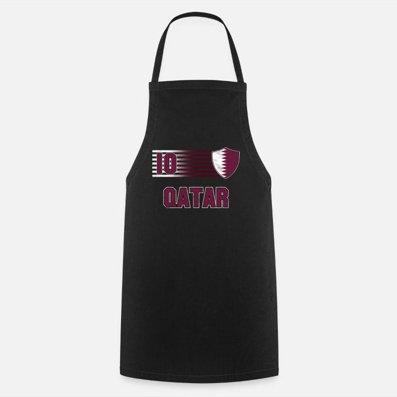 Qatar - Tablier de cuisine - noir