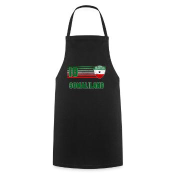 Somaliland - Tablier de cuisine - noir - Devant - AI Model Male 185 dark (185cm)