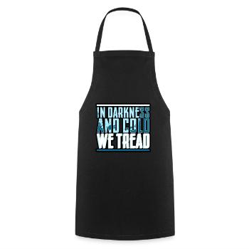 Saturation Diver - In Darkness And Cold, We Tread - Cooking Apron - black - Front - AI Model Male 185 dark (185cm)