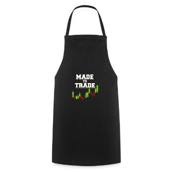 Trading Trader Börse Börsenhändler Forex Geschenk - Kochschürze - Schwarz - Vorne - AI Model Male 185 dark (185cm)