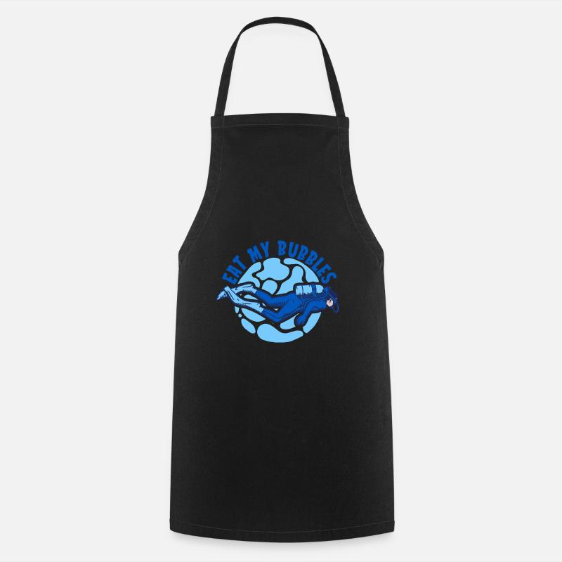 Plongée sous-marine Plongeurs Plongée - Tablier de cuisine - noir