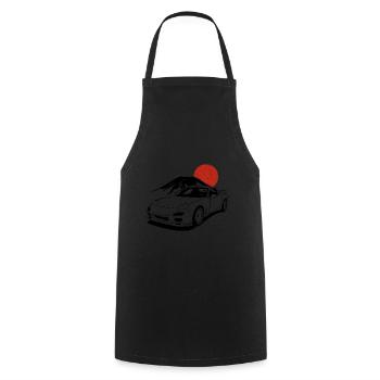 FD3S Cadeau JDM Motorsport Japon - Tablier de cuisine - noir - Devant - AI Model Male 185 dark (185cm)