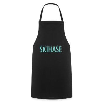 Skihase Ski - Kochschürze - Schwarz - Vorne - AI Model Male 185 dark (185cm)