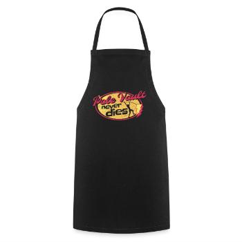Pole vault sports athlete - Cooking Apron - black - Front - AI Model Male 185 dark (185cm)