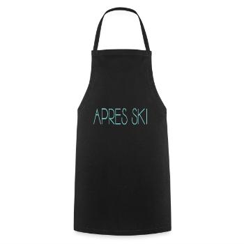 Apres Ski - Kochschürze - Schwarz - Vorne - AI Model Male 185 dark (185cm)