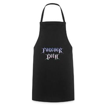 Gothique pour toujours ! Alt Esthétique Emo Goth Girl - Tablier de cuisine - noir - Devant - AI Model Male 185 dark (185cm)