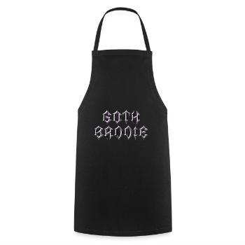 Goth Baddie! Goth Girl Gothic Aesthetic - Cooking Apron - black - Front - AI Model Male 185 dark (185cm)