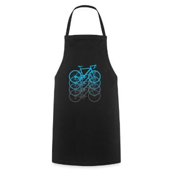 bicycle - Cooking Apron - black - Front - AI Model Male 185 dark (185cm)