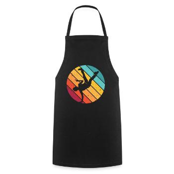 Breakdance Breakdancer musique hip hop cadeau danse - Tablier de cuisine - noir - Devant - AI Model Male 185 dark (185cm)