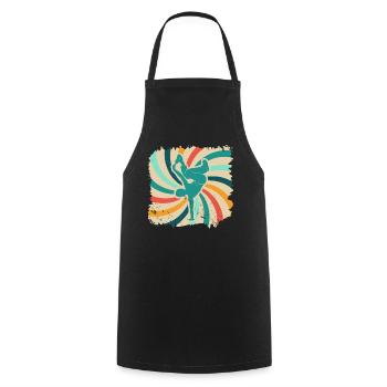 Breakdancing - Cooking Apron - black - Front - AI Model Male 185 dark (185cm)
