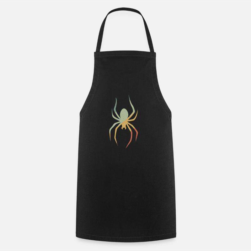 Spinne - Kochschürze - Schwarz