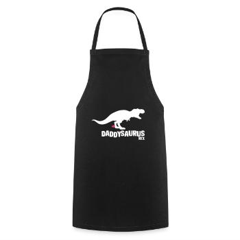Daddysaurus vatertag geschenk - Kochschürze - Schwarz - Vorne - AI Model Male 185 dark (185cm)