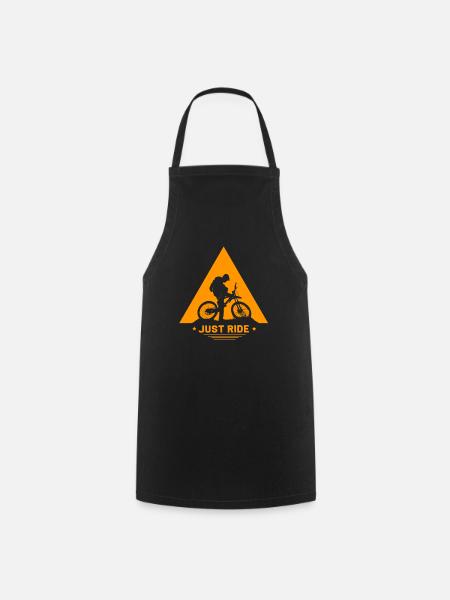 Mountainbike Mountainbiker MTB Fahrrad Geschenk - Kochschürze - Schwarz