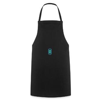 1956 - Cooking Apron - black - Front - AI Model Male 185 dark (185cm)