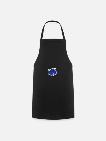 süßes Kätzchen Katze - Kochschürze - Schwarz