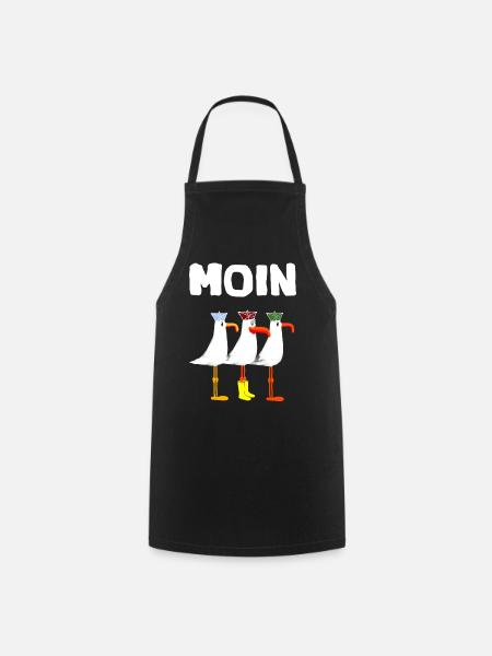 moin Norddeutsche Laufgruppe - Kochschürze - Schwarz
