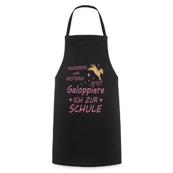 Kindergarten War Gestern - Kochschürze - Schwarz - Vorne - AI Model Male 185 dark (185cm)