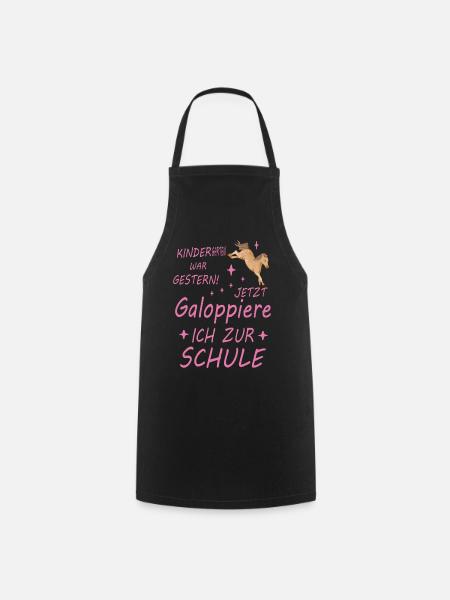 Kindergarten War Gestern - Kochschürze - Schwarz