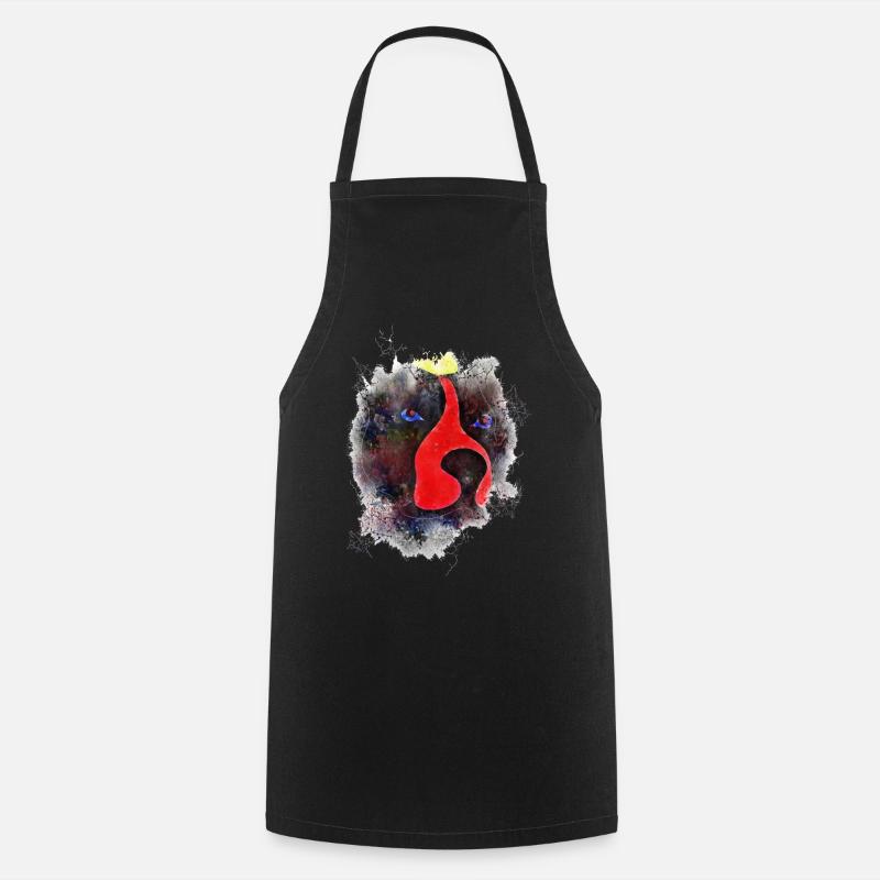 DOG - Hund - Cooking Apron - black