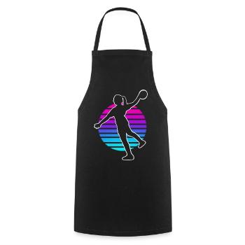 Handballeur Handballeur Femmes - Tablier de cuisine - noir - Devant - AI Model Male 185 dark (185cm)