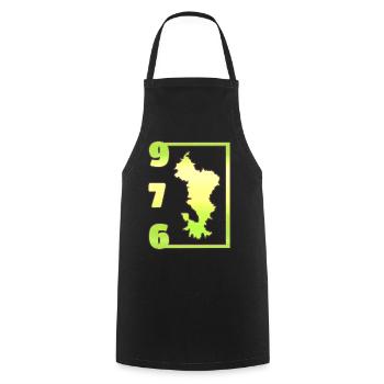T SHIRT 976 MAYOTTE - Cooking Apron - black - Front - AI Model Male 185 dark (185cm)