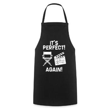 Regisseur Statement Job Erfolg Karriere Arbeiter - Kochschürze - Schwarz - Vorne - AI Model Male 185 dark (185cm)